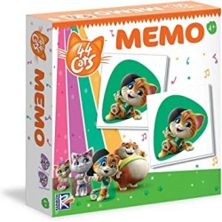 Clementoni Memo 44 Gatti - Linea giochi - 980629253 - Clementoni - € 9,90