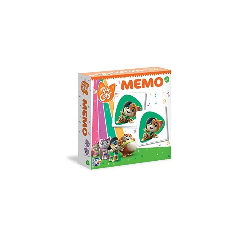 Clementoni Memo 44 Gatti - Linea giochi - 980629253 - Clementoni - € 9,90