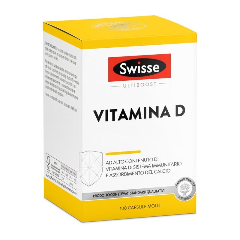 Swisse Vitamina D Mantenimento Ossa E Denti Sani 100 Capsule - Integratori per articolazioni ed ossa - 976204851 - Swisse - €...