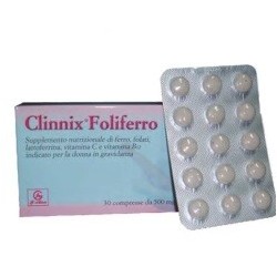 Abbate Gualtiero Clinnix Foliferro 30 Compresse - Vitamine e sali minerali - 904567144 - Abbate Gualtiero - € 19,99