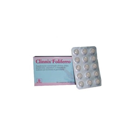 Abbate Gualtiero Clinnix Foliferro 30 Compresse - Vitamine e sali minerali - 904567144 - Abbate Gualtiero - € 20,30