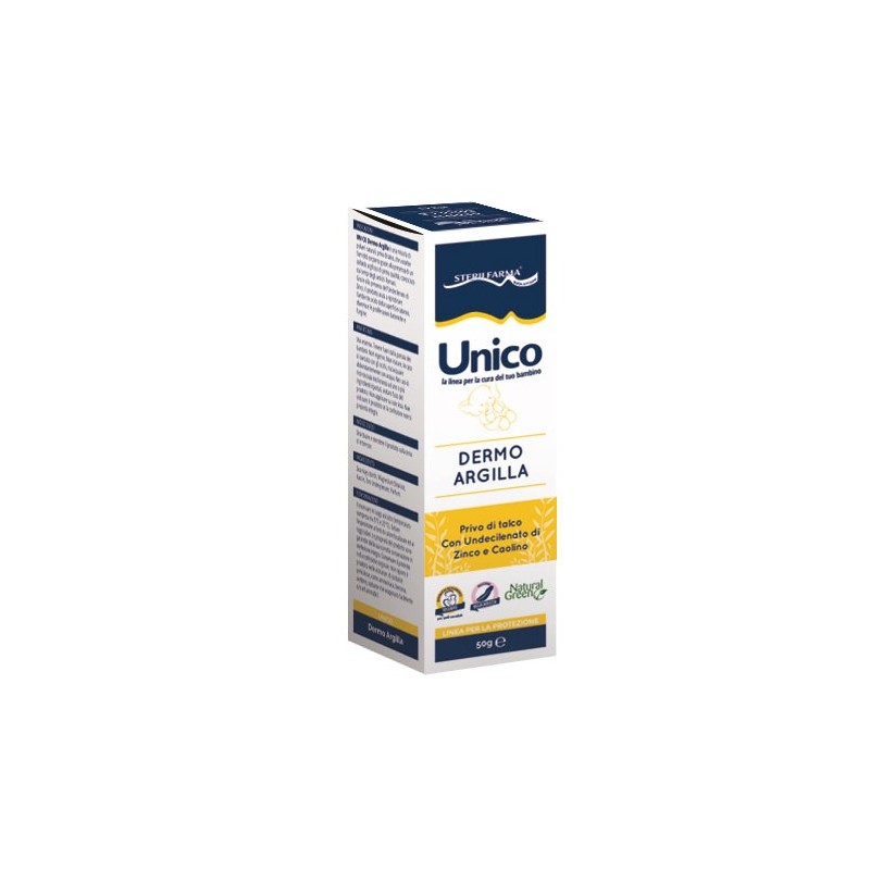 Sterilfarma Unico Dermo Argilla Polvere Senza Talco 50 G - Creme e prodotti protettivi - 925758676 - Sterilfarma - € 10,94