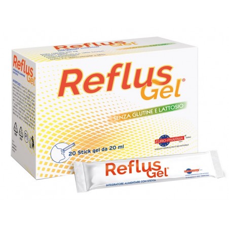 Reflus Gel Stick Gel Orali Controllo Acidità Gastrica 20 Stick - Integratori per il reflusso gastroesofageo - 980858385 - Eur...