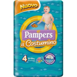 Pampers Costumino - 4 - 11 Pezzi - Pannolini - 975026535 - Pampers - € 8,64
