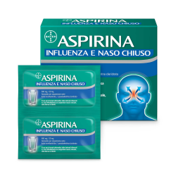 Bayer Aspirina Influenza E Naso Chiuso 500 Mg / 30 Mg Granulato Per Sospensione Orale - Decongestionanti nasali - 046967016 -...