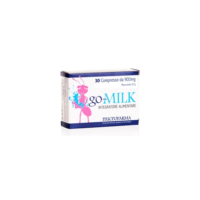 Microfarma Go-milk 30 Compresse - Integratori prenatali e postnatali - 934276116 - Microfarma - € 18,55