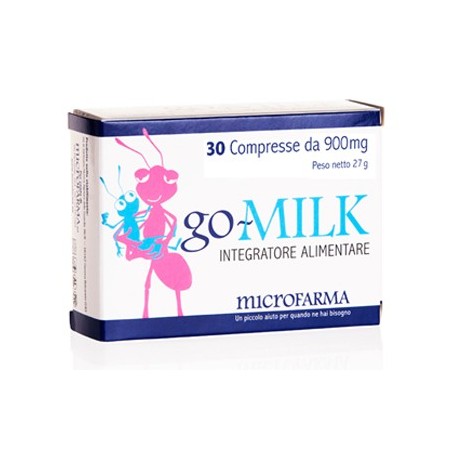 Microfarma Go-milk 30 Compresse - Integratori prenatali e postnatali - 934276116 - Microfarma - € 18,52