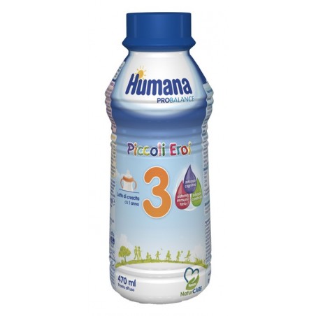 Humana 3 Probalance Latte Crescita da 1 Anno 470 Ml - Latte in polvere e liquido per neonati - 943865523 - Humana - € 1,66