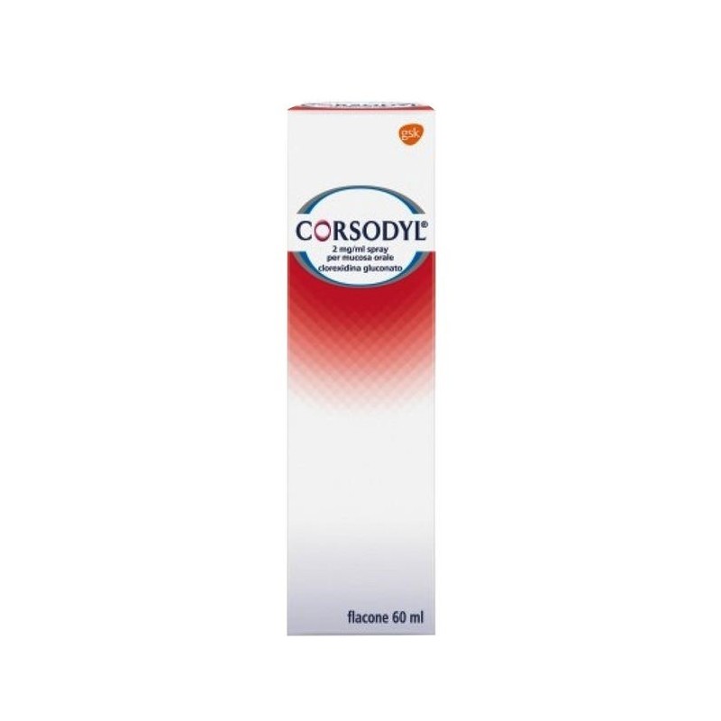 Corsodyl Spray Antinfettivo e Antisettico Per Trattamento orale locale 60 Ml - Farmaci per afte e gengiviti - 014371052 - Cor...