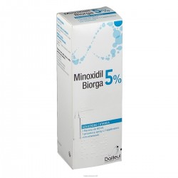 Minoxidil Biorga 5% Soluzione Cutanea Per Alopecia 60 Ml - Farmaci dermatologici - 042311011 - Minoxidil
