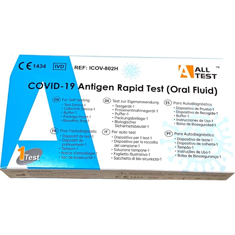 Alltest Covid-19 Test Antigenico Salivare Rapido 1 Pezzo - Emergenza Covid-19 - 983666049 - All Test - € 2,10