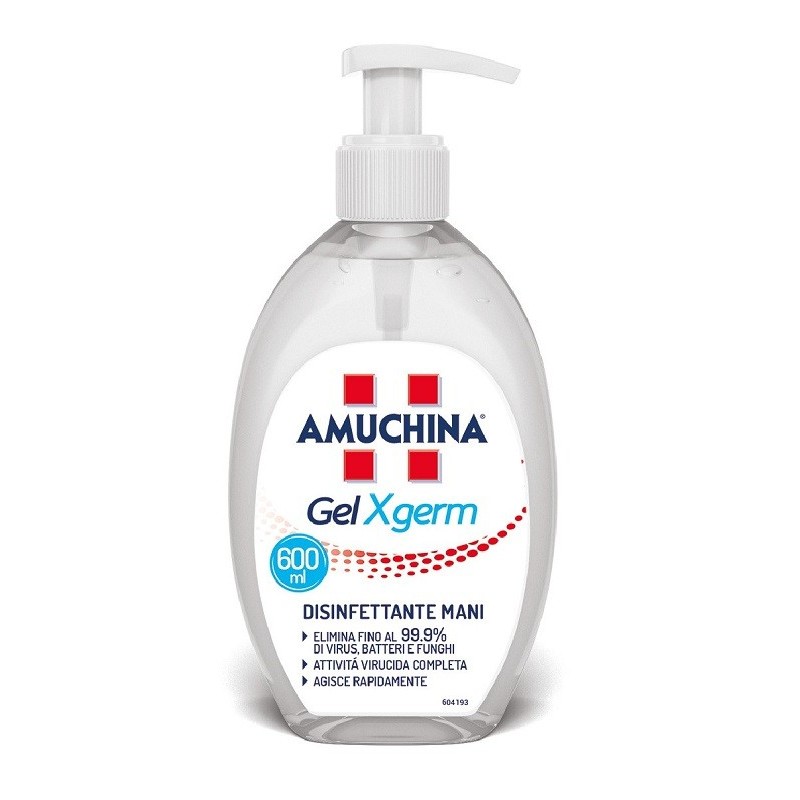 Angelini Amuchina Gel X-germ Disinfettante Mani 600 Ml It - Disinfettanti e cicatrizzanti - 982919957 - Amuchina - € 8,89