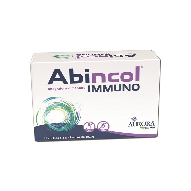 Aurora Biofarma Abincol Immuno 14 Stick Orosolubili - Integratori di fermenti lattici - 980497844 - Aurora Biofarma - € 19,29