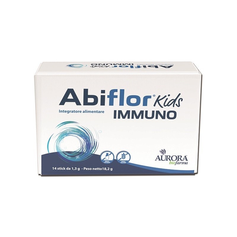 Aurora Biofarma Abiflor Kids Immuno 14 Stick Orosolubili - Integratori di fermenti lattici - 980497869 - Aurora Biofarma - € ...