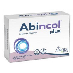Aurora Biofarma Abincol Plus 14 Stick Orosolubili - Integratori di fermenti lattici - 981416910 - Aurora Biofarma - € 17,43