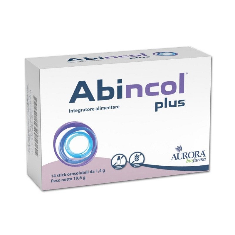 Aurora Biofarma Abincol Plus 14 Stick Orosolubili - Integratori di fermenti lattici - 981416910 - Aurora Biofarma - € 17,37