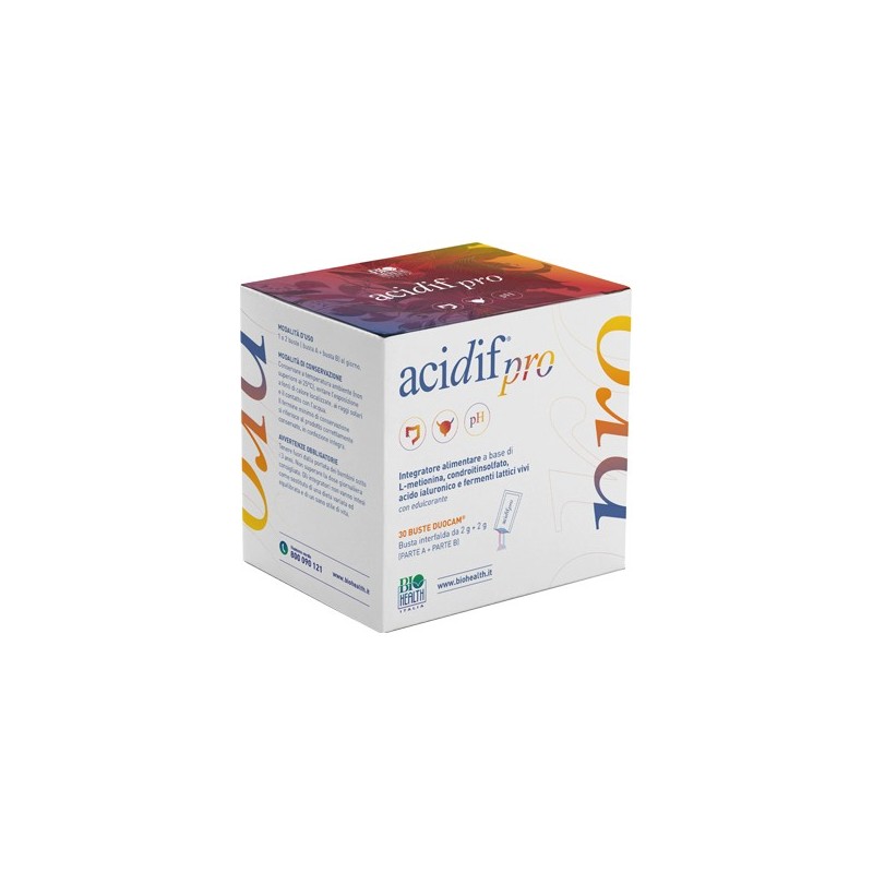 Biohealth Italia Acidif Pro 30 Bustine - Integratori di fermenti lattici - 941795585 - Biohealth Italia - € 31,86