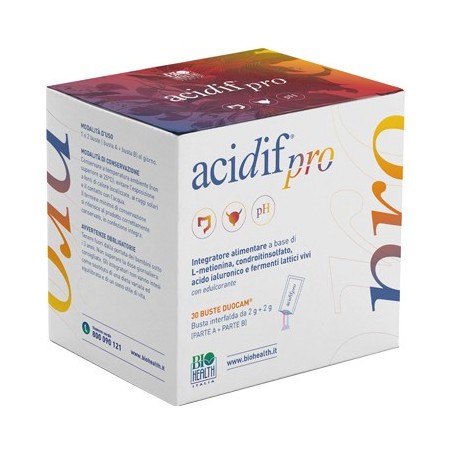 Biohealth Italia Acidif Pro 30 Bustine - Integratori di fermenti lattici - 941795585 - Biohealth Italia - € 31,86