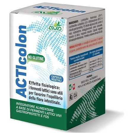 A. V. D. Reform Acticolon 30 Capsule - Integratori di fermenti lattici - 903035020 - A. V. D. Reform - € 16,26