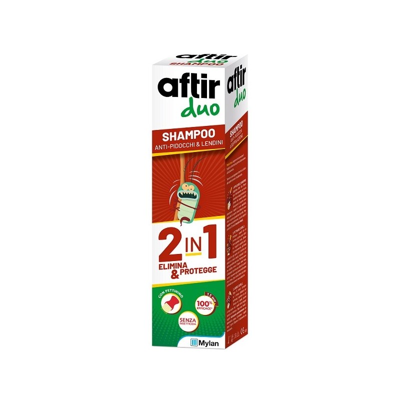 Aftir Duo Shampoo Antipidocchi e Lendini 100 Ml - Trattamenti antiparassitari capelli - 935559979 - Aftir - € 14,04