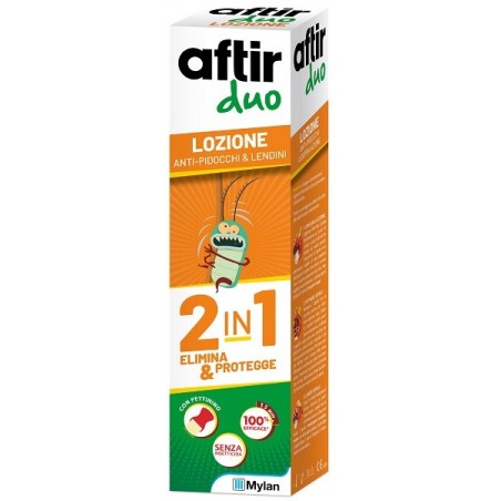 Aftir Duo Lozione Antipidocchi e Lendini 100 Ml - Trattamenti antiparassitari capelli - 935559981 - Aftir - € 15,01
