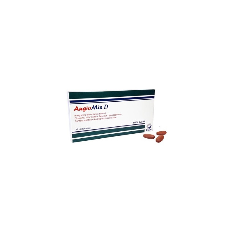Piam Farmaceutici Angiomix D 30 Compresse - Circolazione e pressione sanguigna - 971934435 - Piam Farmaceutici - € 22,90