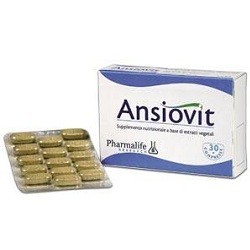 Pharmalife Research Ansiovit Forte 30 Compresse - Integratori per umore, anti stress e sonno - 904769647 - Pharmalife Researc...