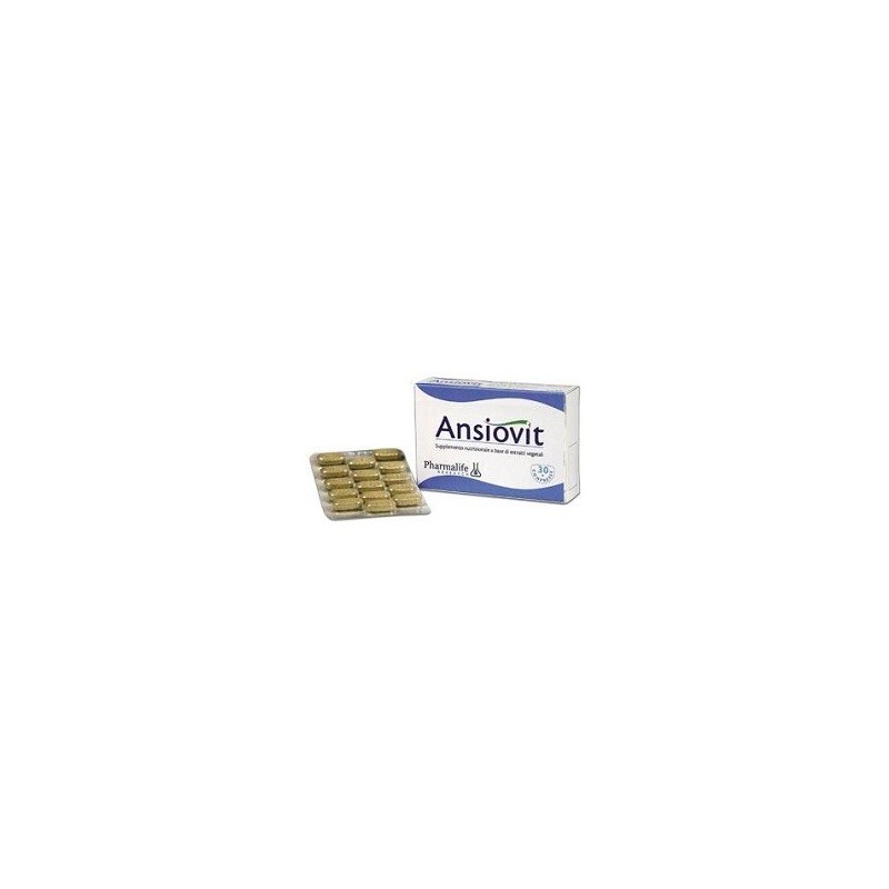 Pharmalife Research Ansiovit Forte 30 Compresse - Integratori per umore, anti stress e sonno - 904769647 - Pharmalife Researc...
