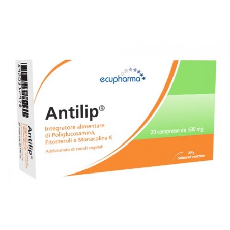 Ecupharma Antilip 20 Compresse - Integratori per il cuore e colesterolo - 920312978 - Ecupharma - € 13,65