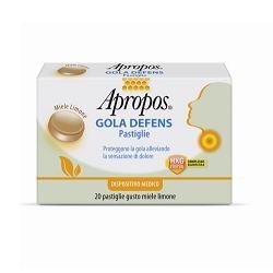 Desa Pharma Apropos Gola Defens Pastiglie Miele/limone 20 Pastiglie - Prodotti fitoterapici per raffreddore, tosse e mal di g...