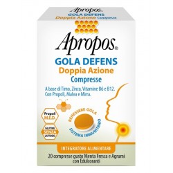 Desa Pharma Apropos Gola Defens Doppia Azione 20 Compresse - Integratori per mal di gola - 982134417 - Apropos - € 6,26