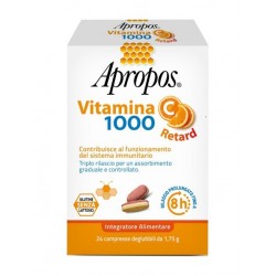 Desa Pharma Apropos Vitamina C 1000 A Rilascio Prolungato 24 Compresse - Vitamine e sali minerali - 982183408 - Apropos - € 7,28