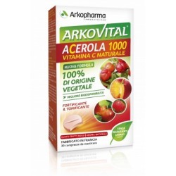 Arkofarm Arkovital Acerola 1000 30 Compresse Masticabili - Integratori per difese immunitarie - 904213410 - Arkofarm - € 8,46