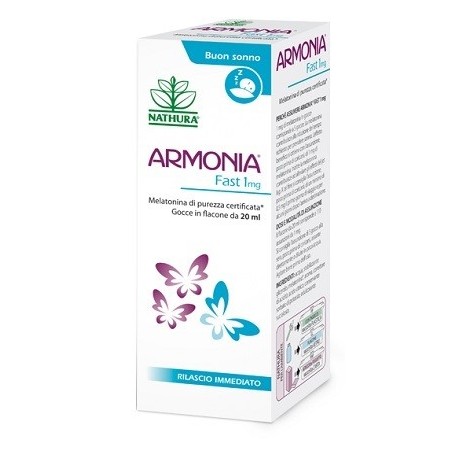Nathura Armonia Fast 1 Mg Melatonina Pura Gocce 20 Ml Nathura Giuliani - 1 Nathura Armonia Fast 1 Mg Melatonina Pura Gocce 20 Ml Nathura Giuliani - 1