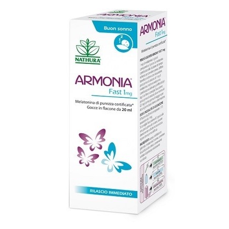 Nathura Armonia Fast 1 Mg Melatonina Pura Gocce 20 Ml - Integratori per dormire - 933532715 - Nathura Giuliani - € 6,98