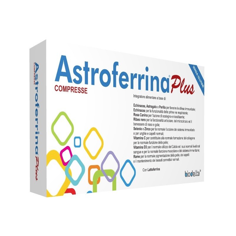 Biodelta Astroferrina Plus 30 Compresse - Integratori per difese immunitarie - 945193480 - Biodelta - € 24,42
