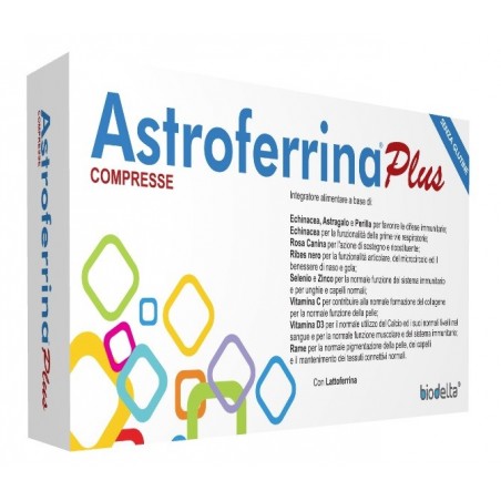 Biodelta Astroferrina Plus 30 Compresse - Integratori per difese immunitarie - 945193480 - Biodelta - € 24,42