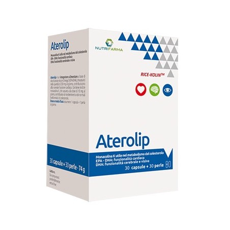Aqua Viva Aterolip 30 Capsule + 30 Perle - Integratori per il cuore e colesterolo - 973498379 - Aqua Viva - € 29,50