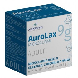 AuroLax Microclismi Adulti Glicerolo Camomilla Malva 6 Pezzi - Farmaci per stitichezza e lassativi - 980463741 - Aurobindo Ph...
