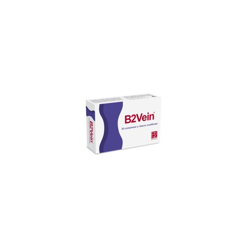B2pharma B2vein 30 Compresse 27 G - Circolazione e pressione sanguigna - 925831479 - B2pharma - € 15,52