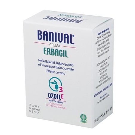 Erbagil Banival Crema 10 Bustine Da 3 Ml - Igiene intima - 925827521 - Erbagil - € 19,70