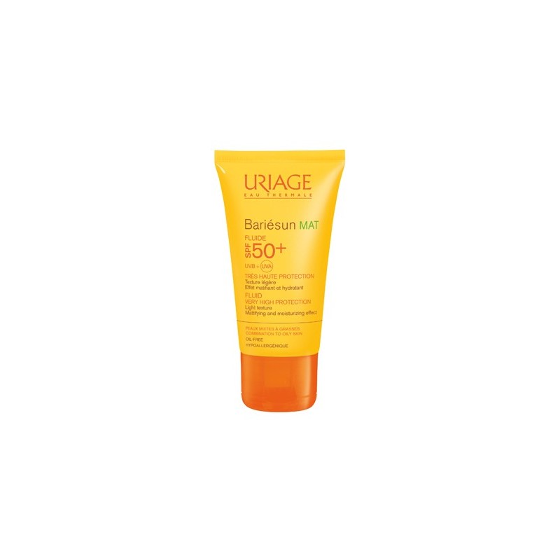 Uriage Laboratoires Dermatolog Bariesun Spf50+ Mat Fluido 50 Ml - Dermocosmetici Viso - 971811183 - Uriage - € 11,78