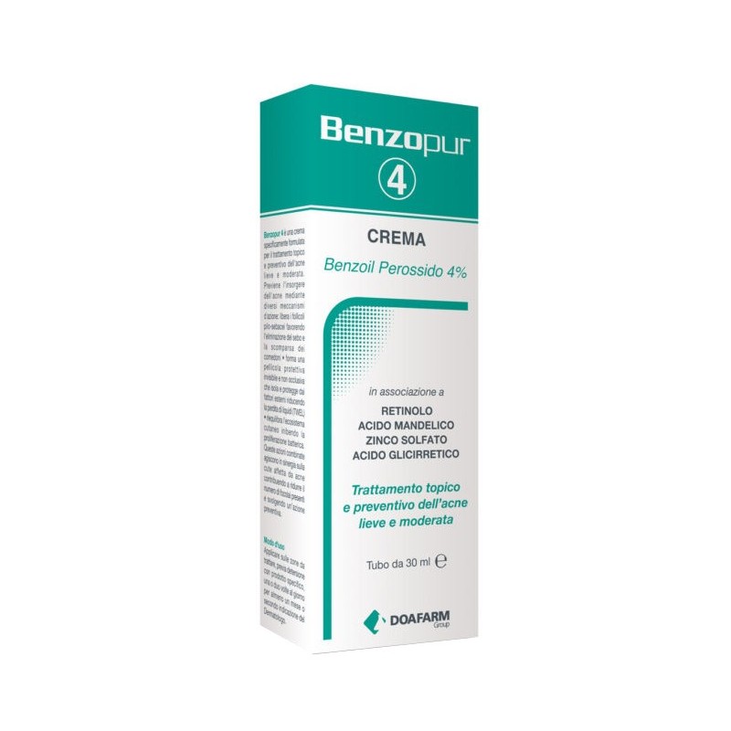 Doafarm Group Benzopur 4 Crema 30 Ml - Trattamenti per dermatite e pelle sensibile - 935538660 - Doafarm Group - € 25,01