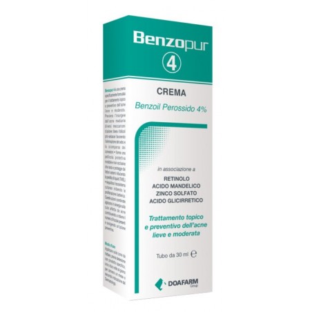 Doafarm Group Benzopur 4 Crema 30 Ml - Trattamenti per dermatite e pelle sensibile - 935538660 - Doafarm Group - € 25,01