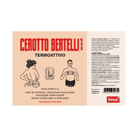 Kelemata Bertelli Cerotto Med Grande 24 X 16 Cm - Medicazioni - 981041890 - Kelémata - € 8,93