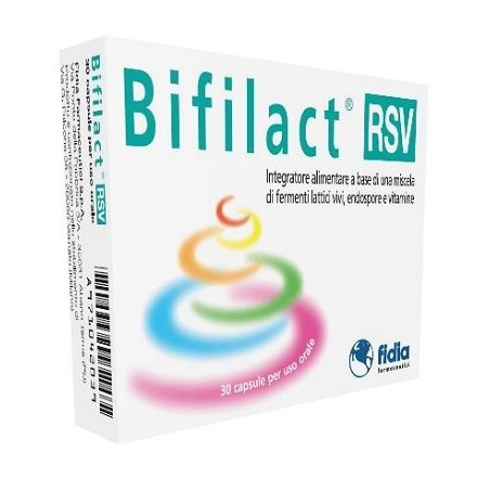 Fidia Farmaceutici Bifilact Rsv 30 Capsule - Integratori di fermenti lattici - 971042039 - Fidia Farmaceutici - € 10,88