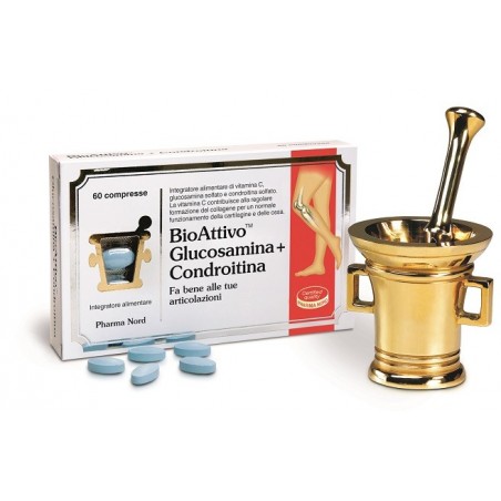 Pharma Nord BioAttivo Glucosamina + Condroitina 60 Compresse Pharma Nord - 1 Pharma Nord BioAttivo Glucosamina + Condroitina 60 Compresse Pharma Nord - 1