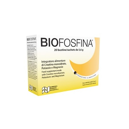 Biomedica Business Div. Biofosfina 20 Bustine Da 5 G Gusto Limone - Integratori per sportivi - 933451193 - Biomedica Business...