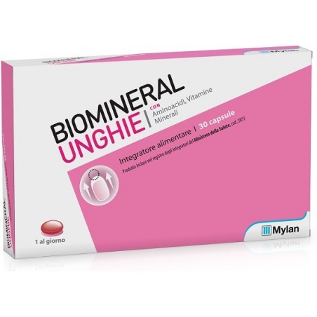 Biomineral Unghie 30 Capsule - Integratori per pelle, capelli e unghie - 900718608 - Biomineral - € 13,88