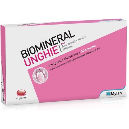 Biomineral Unghie 30 Capsule - Integratori per pelle, capelli e unghie - 900718608 - Biomineral - € 13,92